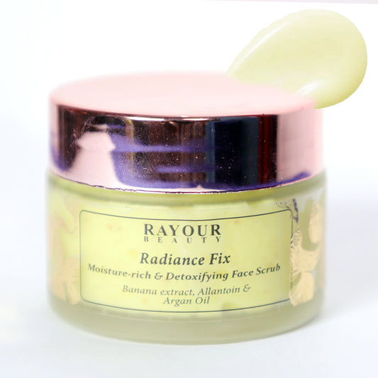 Banana face scrub